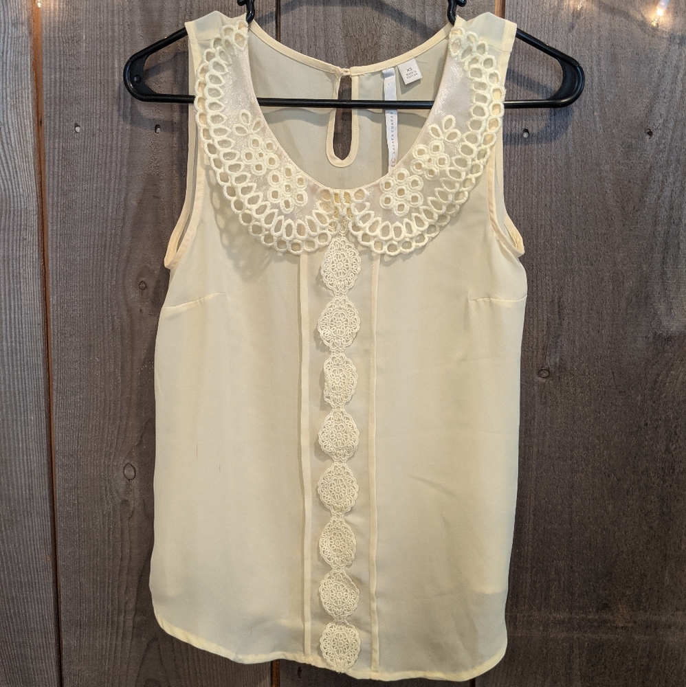 Lauren Conrad Yellow Blouse